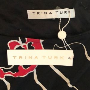 Trina Turk Dresses - Trina Turk Black and Purple Abstract Floral Dress Trina Turk Dresses - Trina Turk Black and Purple Abstract Floral Dress